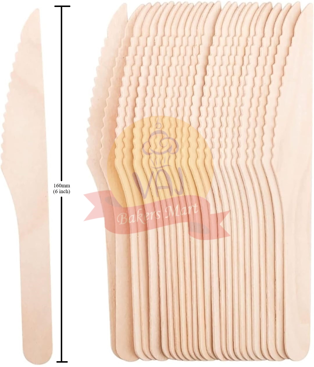 Wooden Knife (6 inch)