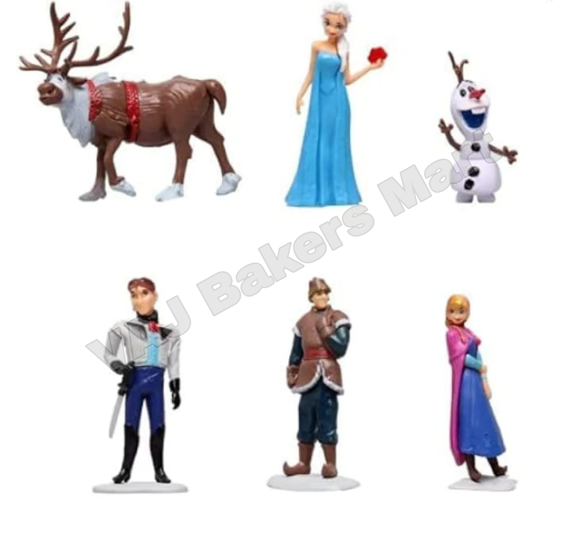 Frozen Characters Toys Set