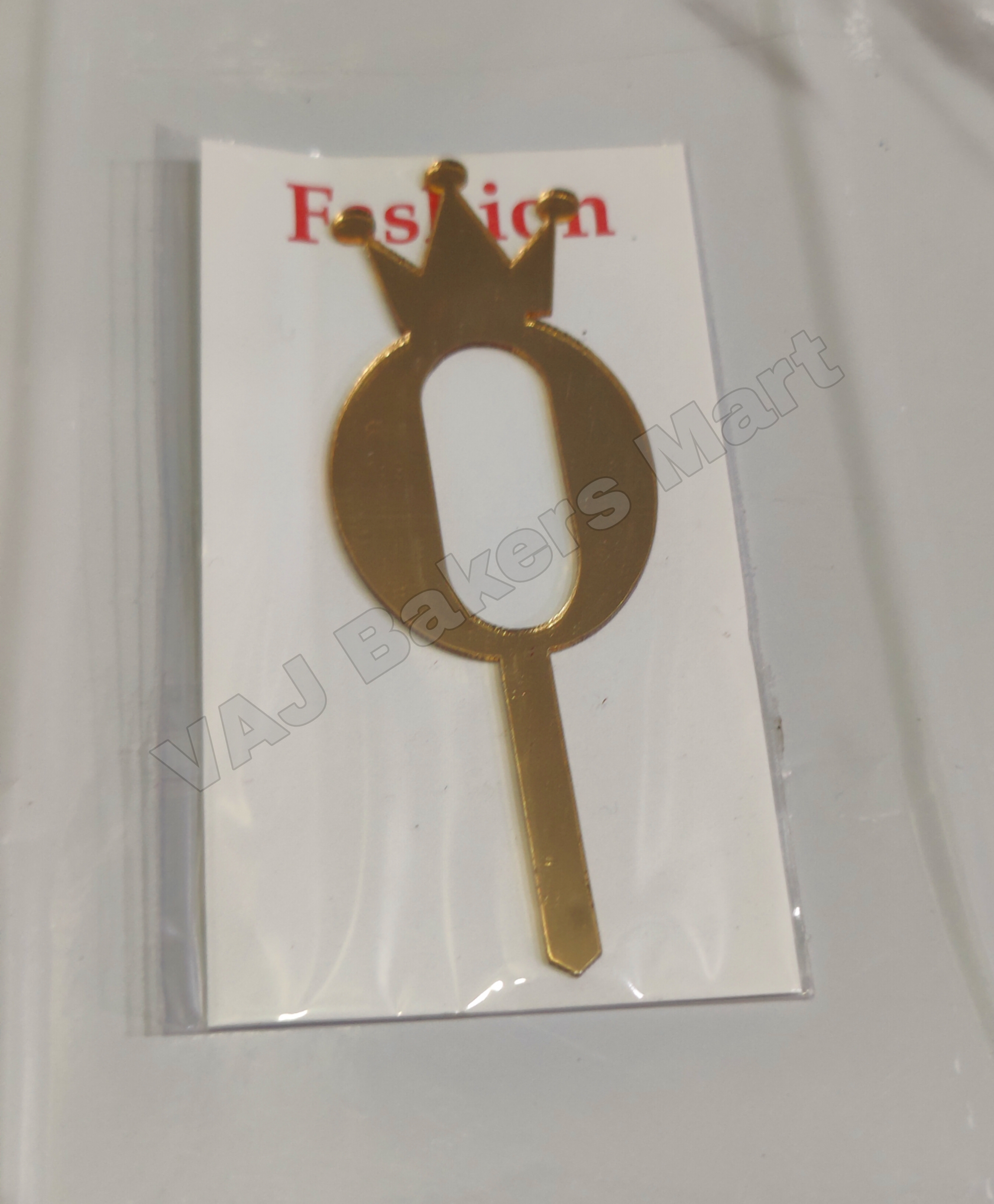 Acrylic Numerical Topper No.0