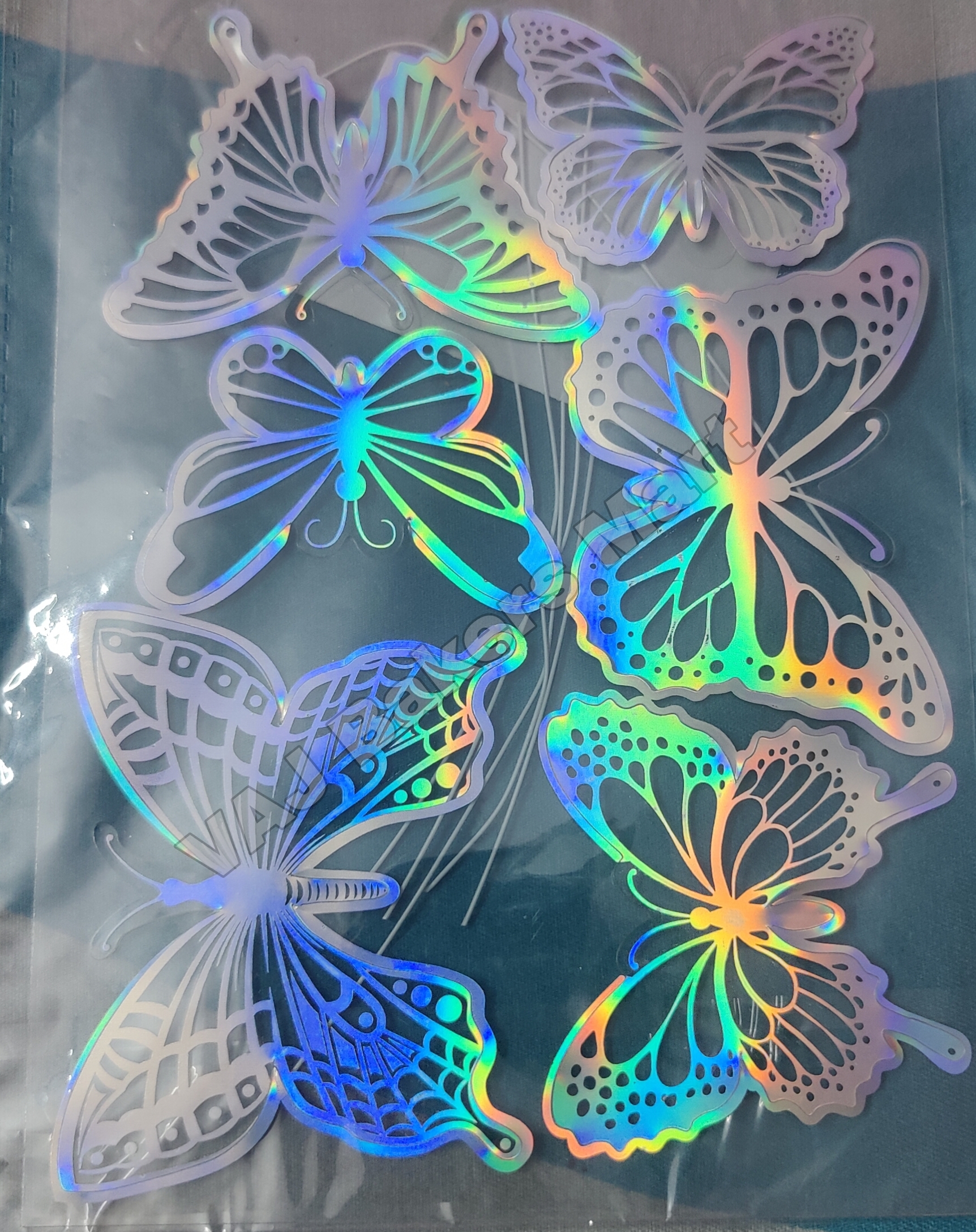 Mirror Butterfly Cake Topper
