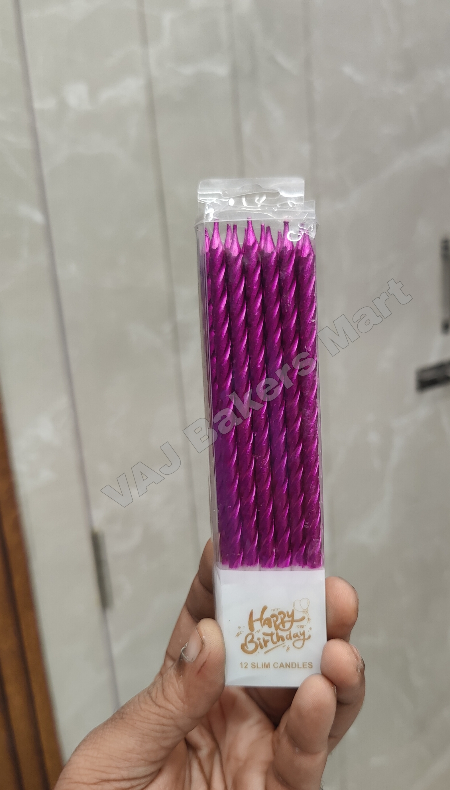 Pink Twisted Candles