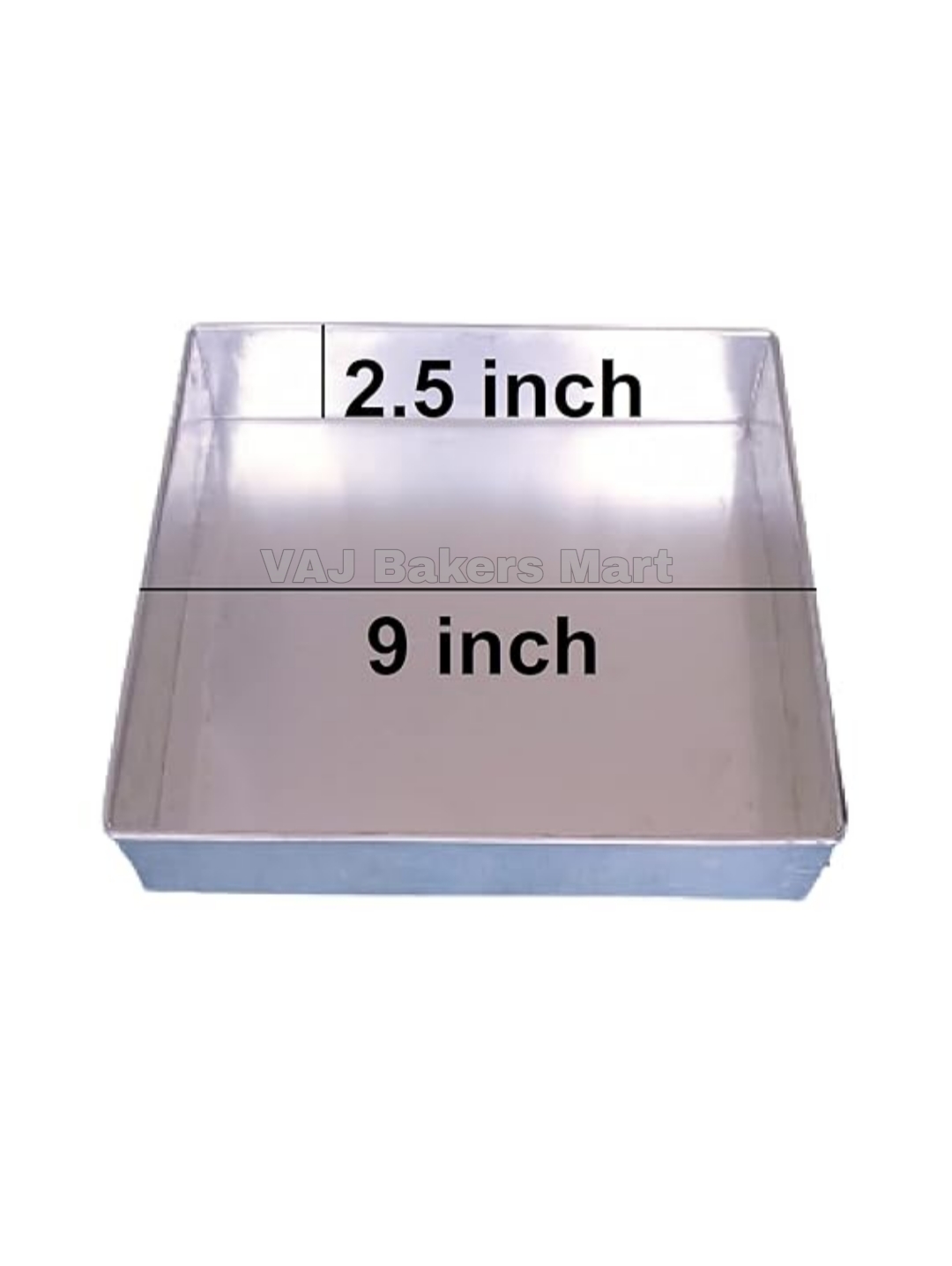 Square Cake Tin 9" x 9" x 2.5"