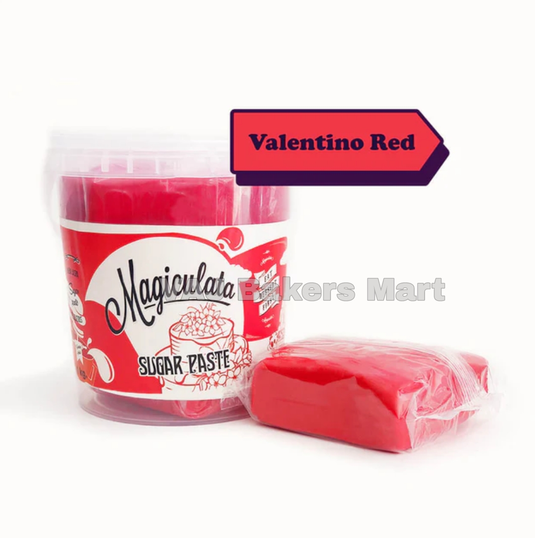 Sugar Paste Fondant Red 250grams - Magic Colours